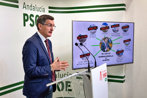 El negro balance que el PSOE hace de la gestión de Moreno Bonilla con Almería