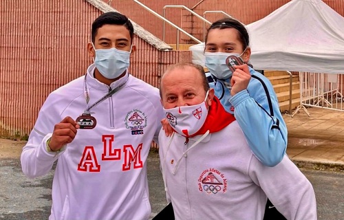 John Jairo y Marta Sebastián logran el bronce en el Campeonato de Andalucía de Atletismo Absoluto
