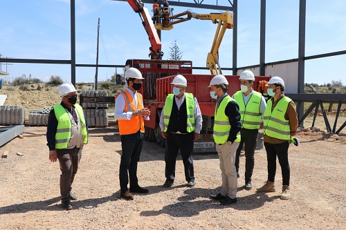 A buen ritmo las obras del Centro de Usos Múltiples de Matagorda