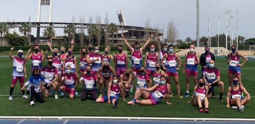 Almería obtiene el récord de España en 4 x 100 mixto para mayores de 50 años