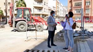 Se acaban las obras que mejoran la circulación en el entorno de la Ermita en Adra