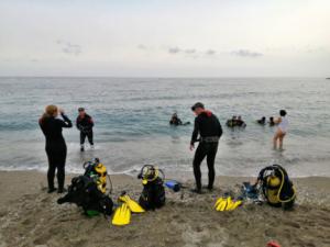 ‘Bautismo de buceo’ en Adra