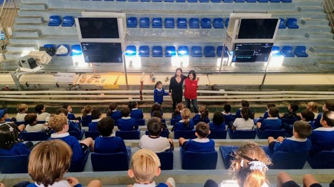 Escolares de la Compañía de María visitan el Puerto y la Lonja