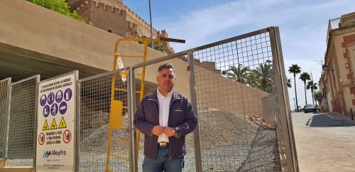 Los restos tardo-romanos junto a la Alcazaban quedarán ocultos bajo la grava