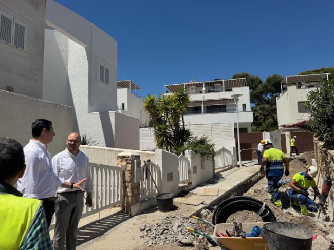 Recta final de las obras para evitar fugas y cortes de agua en Agua Amarga