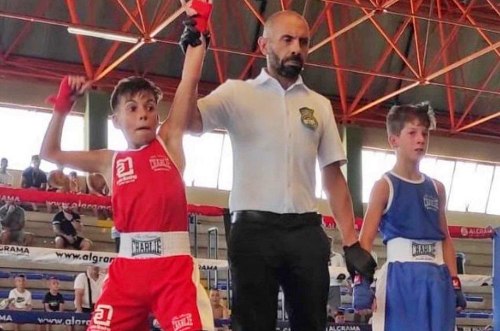 Tristán Romero se proclama Campeón de Andalucía de boxeo infantil