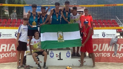 El vóley playa de la EDM Mintonette se lleva el Campeonato de España Cadete en Galicia
 