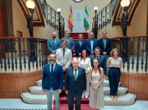 Visita presidente del Parlamento a la Delegación del Gobierno en Almería