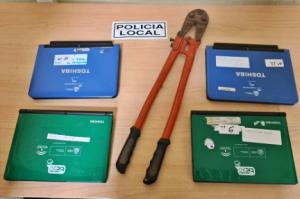 La Policía Local de Adra detiene a un presunto ladrón en el CEIP Abdera