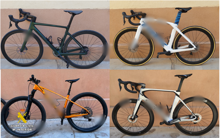 Bicis robadas en Jaén, Cádiz y Sevilla, se vendían en Roquetas