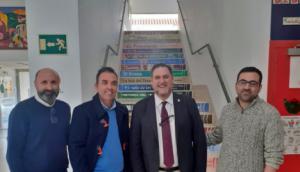 Alonso y el alcalde de Antas analizan la mejora de los centros docentes