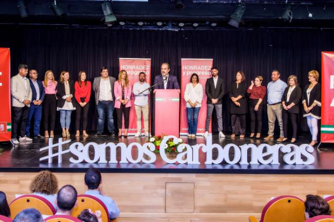 Amérigo: “La candidatura del PSOE es la de la honradez para Carboneras”