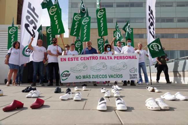 CSIF denuncia que el SAS ha dejado de contratar a 269 profesionales en Torrecárdenas en un año