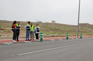 A punto de estar acabado el carril bici y senda peatonal entre Balerma y Guardias Viejas