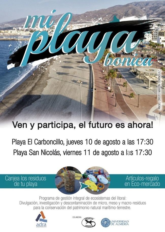 Vuelve a Adra la campaña de educación ambiental ‘Mi playa bonica’