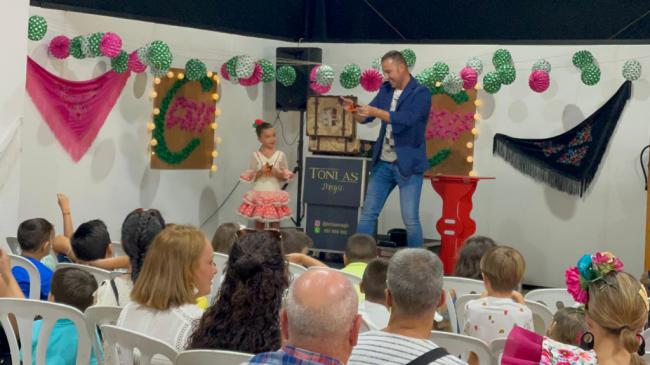 Toni As inunda de magia la Fiesta Infantil de Feria de CSIF