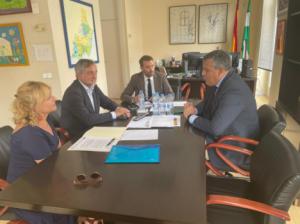Reunión en la Diputación con el director general de Personas con Discapacidad
