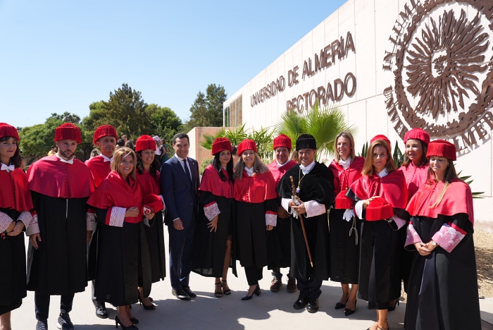 Moreno anuncia en Almería la nueva financiación universitaria