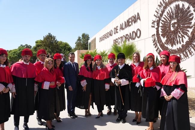 Moreno anuncia en Almería la nueva financiación universitaria