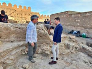 Arqueológica entre casas andalusíes del entorno de la Alcazaba