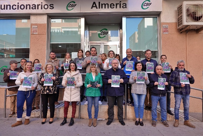 CSIF se concentra por el 8M bajo el lema ‘Uniendo esfuerzos, construyendo igualdad’
 