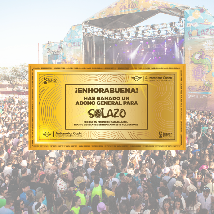 Solazo Fest esconde cien abonos ‘Golden pass’ por toda la provincia de Almería