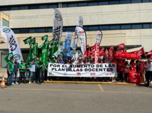 Sindicatos de enseñanza se movilizan para pedir más docentes