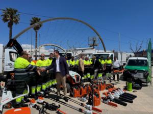 Níjar moderniza la flota de vehículos para limpieza y zonas verdes