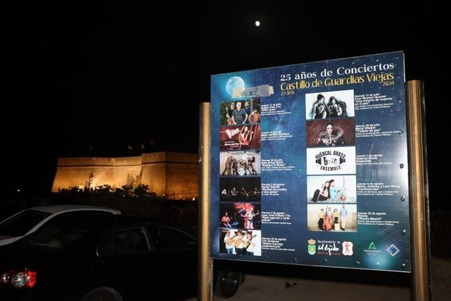 La 25º edición del Ciclo de Conciertos del Castillo de Guardias Viejas entra en su recta final