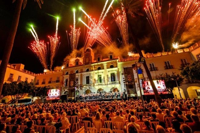 El violinista Jesús Reina en el concierto de Feria de la OCA