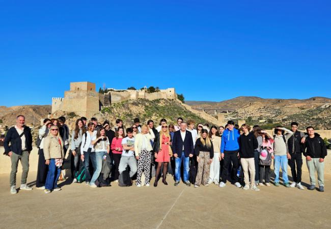 Almería recibe a estudiantes franceses del Lycée de Méditérranné