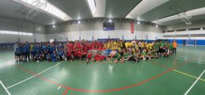 Las Miniolimpiadas Escolares vuelven a llenar de ilusión el Pabellón Paco Navarro de Huércal