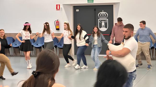 Huércal de Almería recibe a una quincena de alumnos de Bulgaria de Erasmus+