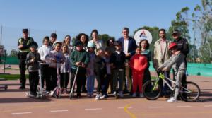 Ayuntamiento de Adra presenta un circuito de seguridad vial para los más pequeños
