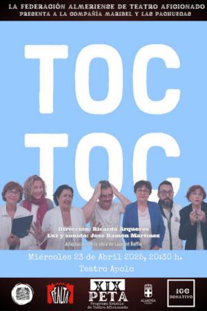 La divertida comedia ‘Toc Toc’ será la cita mensual con el PETA