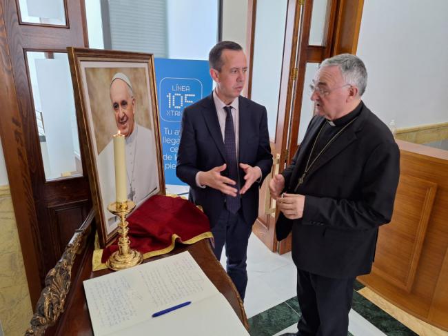 Pésame del subdelegado por el fallecimiento del Papa Francisco