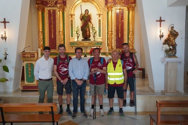 Peregrinos inician el 'Camino de la Luz' llegan de Sevilla a El Ejido rumbo a Dalías