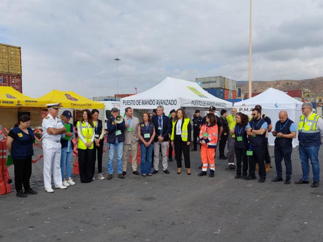 Almería acoge el simulacro MARSEC 25 contra el ébola
