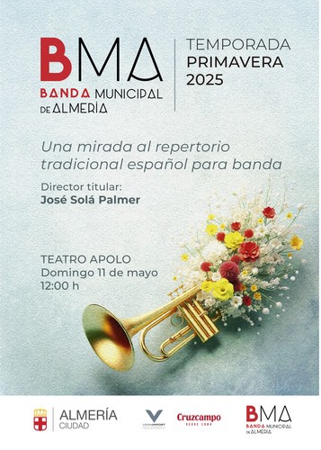 Concierto matinal de la Banda Municipal en el Teatro Apolo este domingo