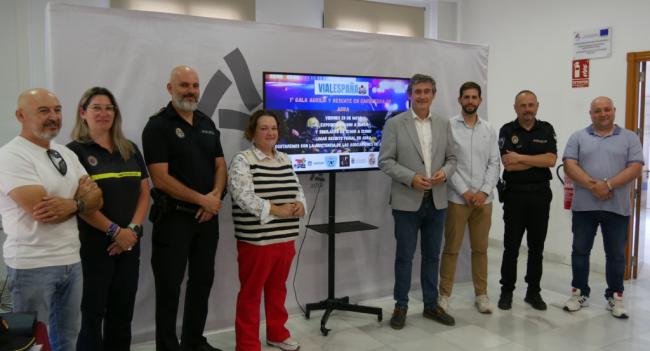 Adra realiza simulacro de rescate en carretera para escolares
