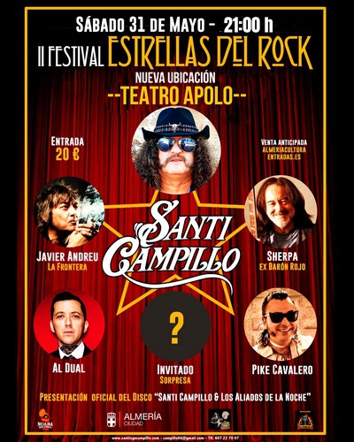 Santi Campillo ofrece un gran concierto en el Teatro Apolo este sábado