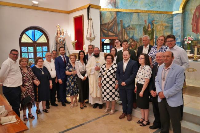 La nueva Directiva de la Hermandad de La Virgen de las Mercedes de Balerma toma posesión