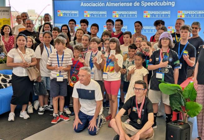 Liga Municipal de Speedcubing en Almería concluye con éxitos y nuevas promesas