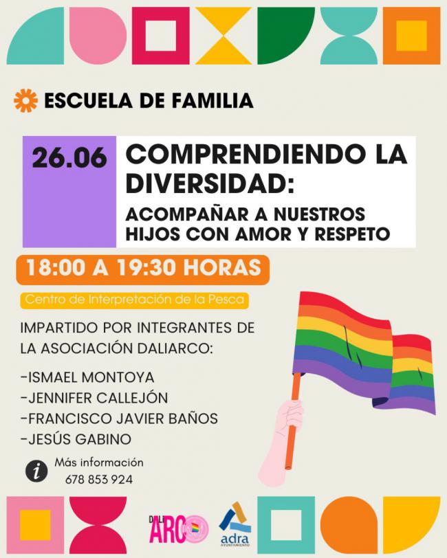 La Escuela de Familia de Adra celebra un coloquio en el marco del Día Internacional LGTBI