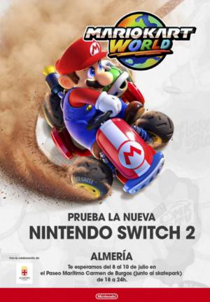 Nintendo Switch Tour 2025 hace escala en Almería