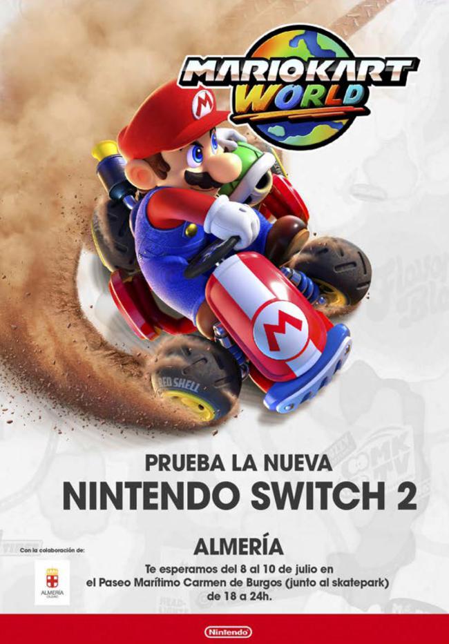 Nintendo Switch Tour 2025 hace escala en Almería