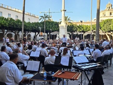 Conciertos de la Banda Municipal de Almería en julio