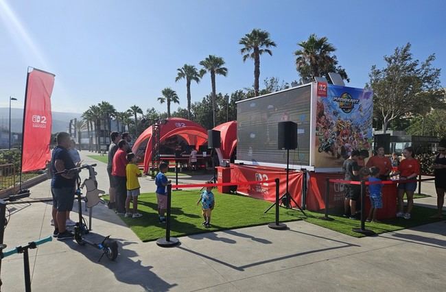 Nintendo Switch 2 conquista Almería con su tour