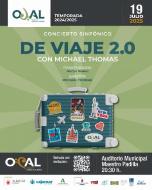 La Orquesta Joven de Almería se va ‘De Viaje con Michael Thomas’ en un divertido concierto el sábado