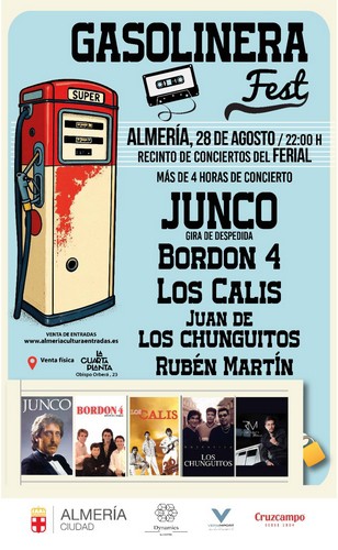 Rumbas clásicas en el Gasolinera Fest de Almería este jueves
